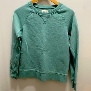 Pact crew sweatshirt In mallard green/small